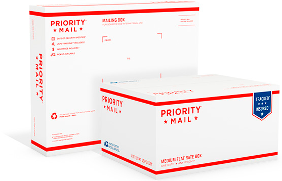 usps priority mail shoe box sizes and prices